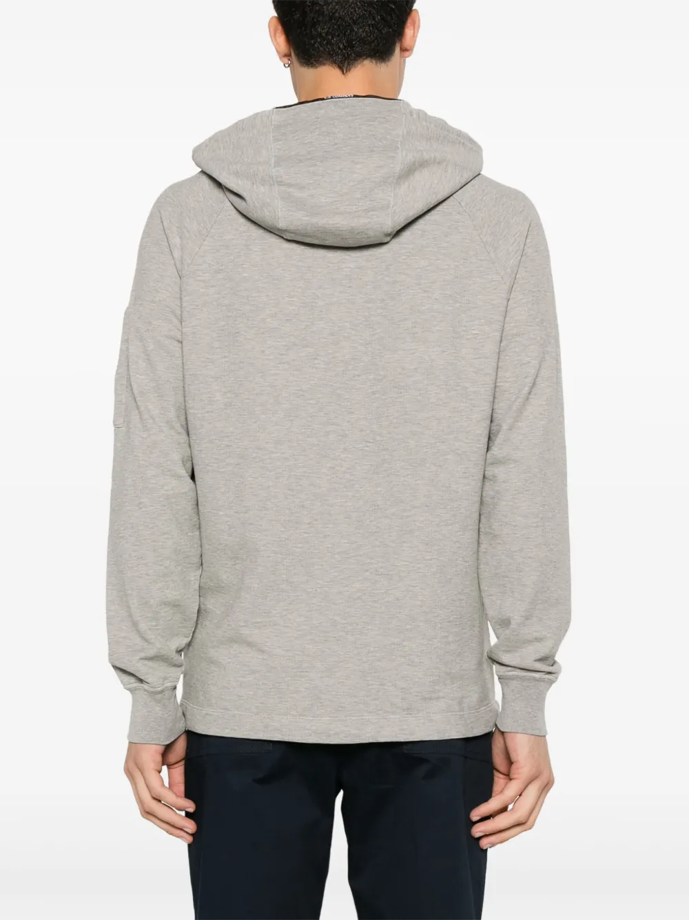 C.P. Company Hoodie met Lens-detail Grijs