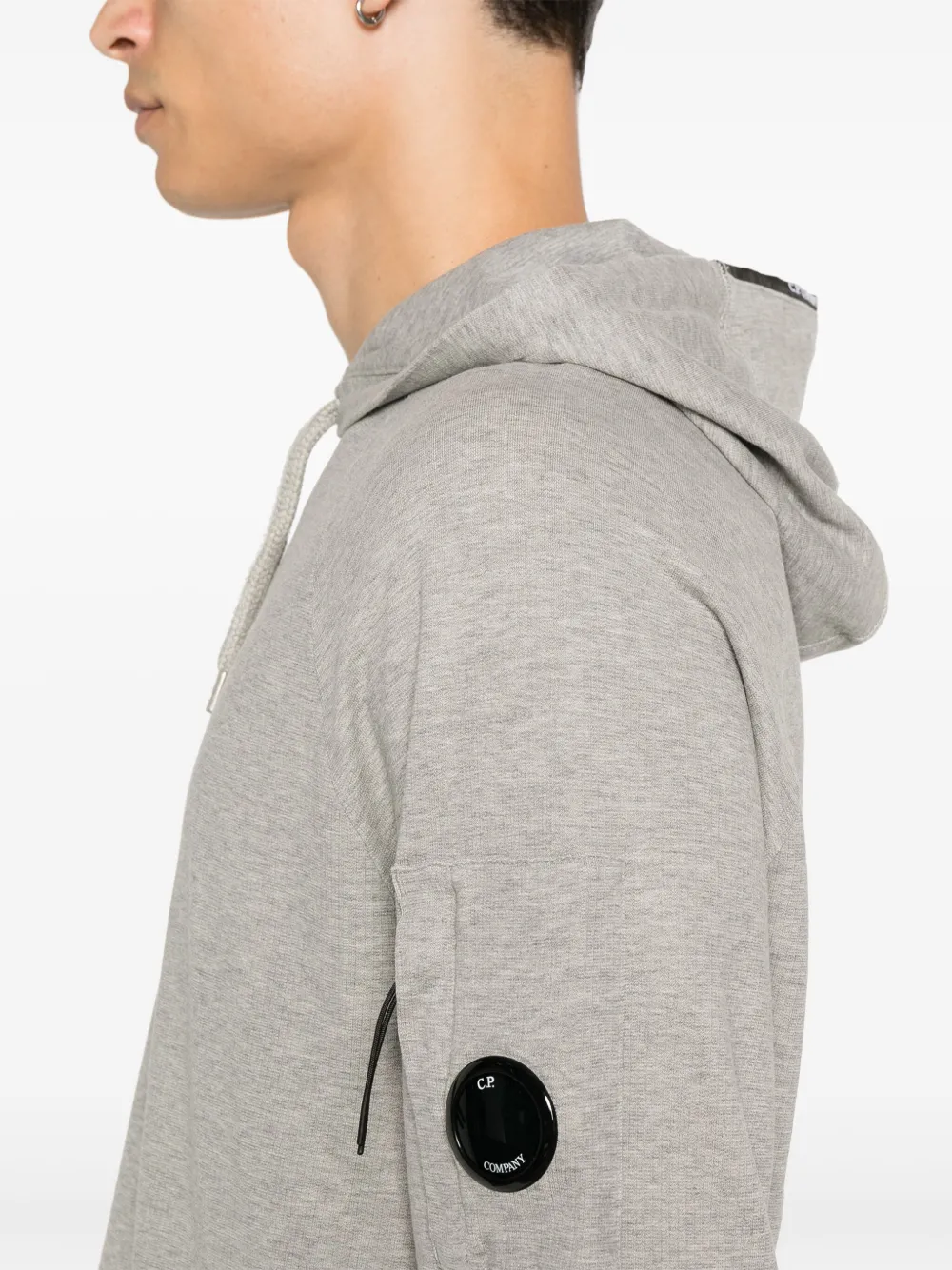 C.P. Company Hoodie met Lens-detail Grijs