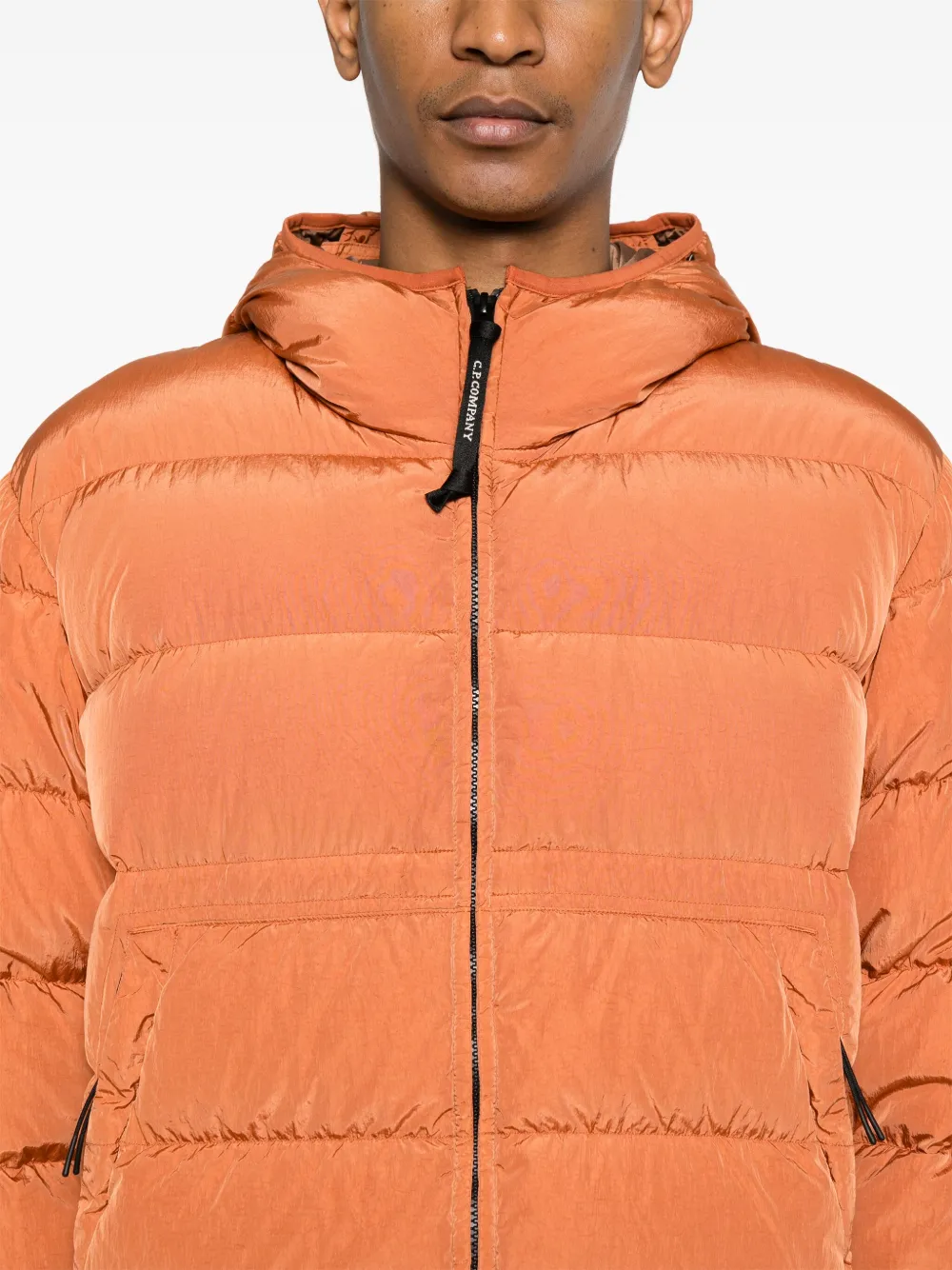 Shop C.p. Company Chrome-r Puffer Jacket In Orange