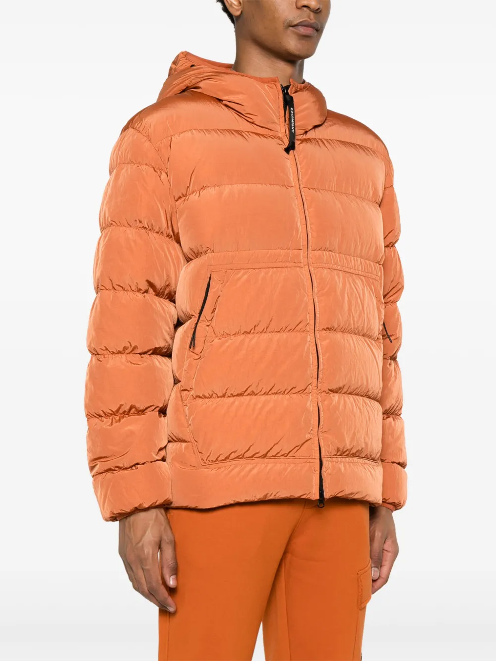 Shop C.p. Company Chrome-r Puffer Jacket In Orange