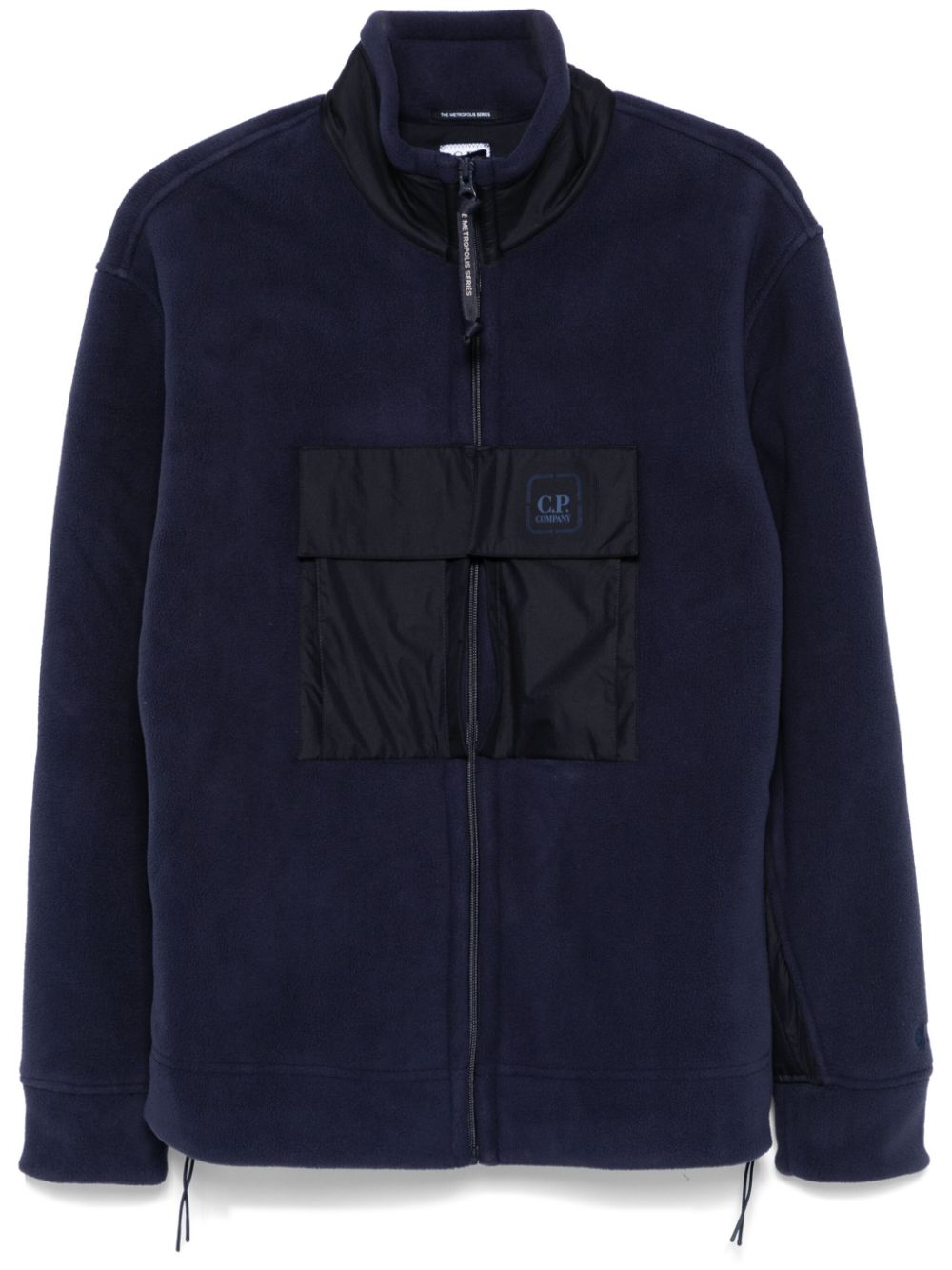 C.P. Company polar-fleece zip-up sweater - Blue