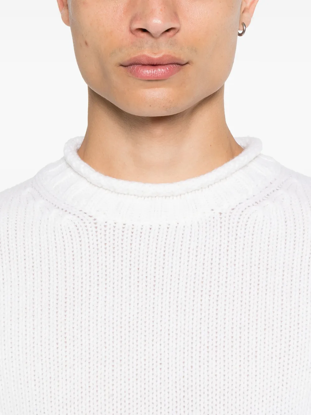 C.P. Company Kabelgebreide trui Beige