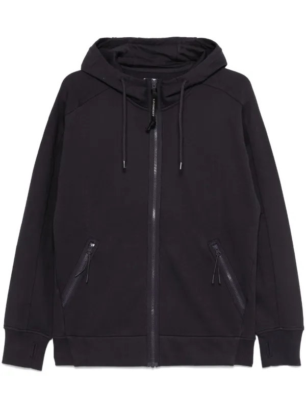 パーカー・フーディ C.P. Company Goggles-Detail Hoodie C.P. Company Goggles-detail zip-up Hoodie | Blue | FARFETCH
