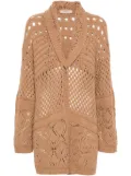 TWINSET sequin cardi-coat - Brown