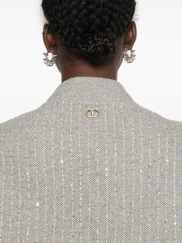 TWINSET Bomber Con Paillettes Toni Neutri FARFETCH IT