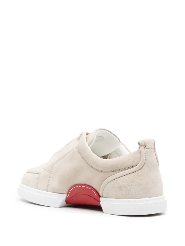 【Christian Louboutin】 Jimmyスエードスニーカー Christian Louboutin Jimmy Sneakers | Neutrals | FARFETCH AO
