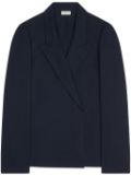 DRIES VAN NOTEN cotton blazer shirt - Blue