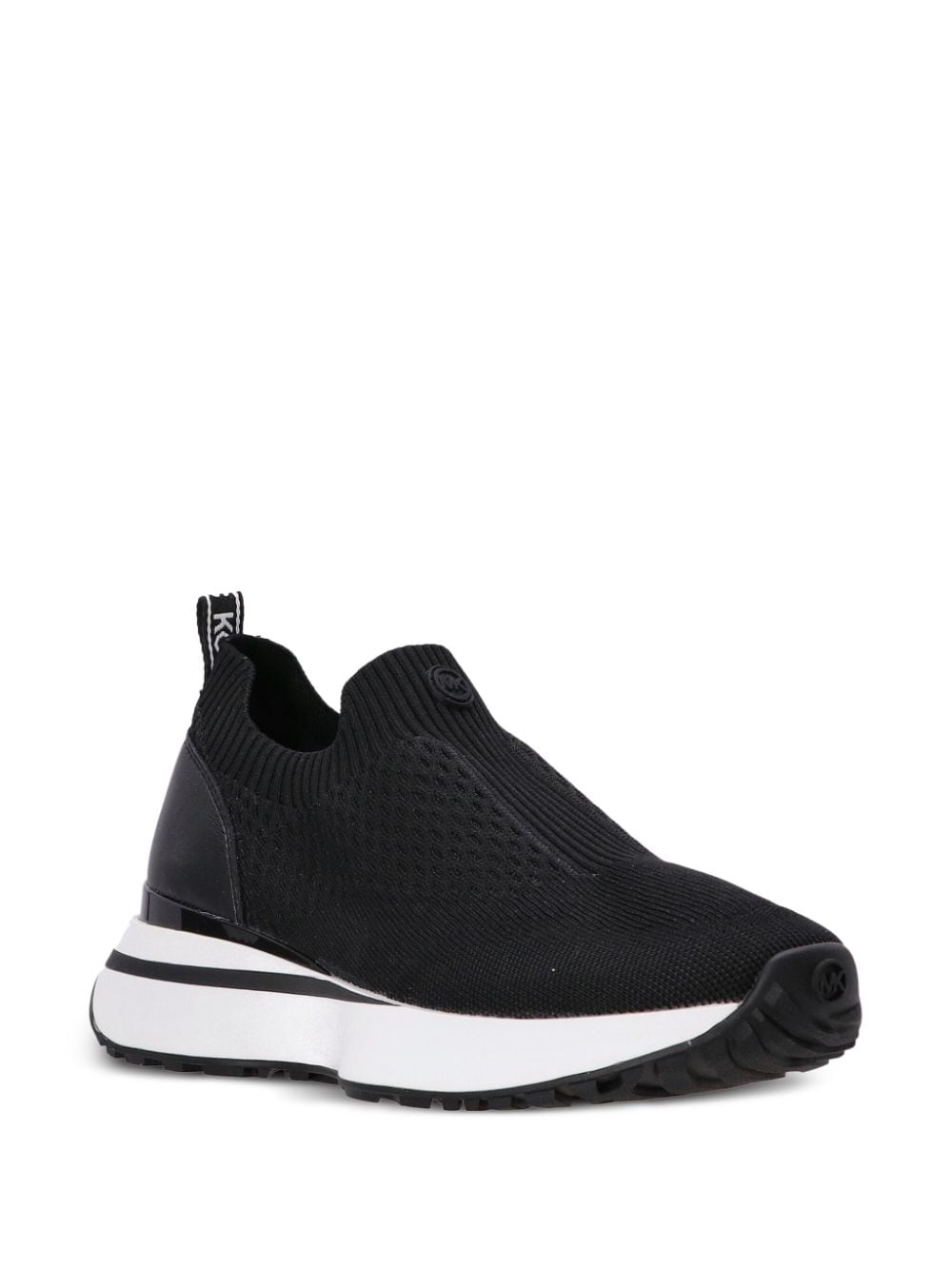 Shop Michael Kors Ari Slip-on Sneakers In Black