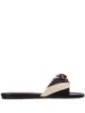 Kurt Geiger London Kensington flat sandals - Black