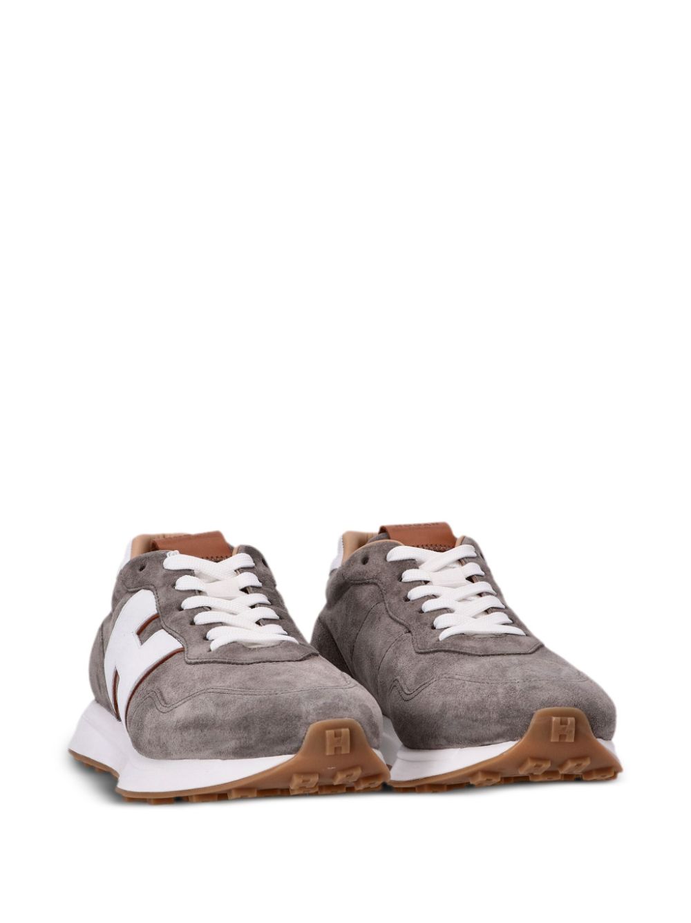 Hogan H601 H-patch sneakers Brown