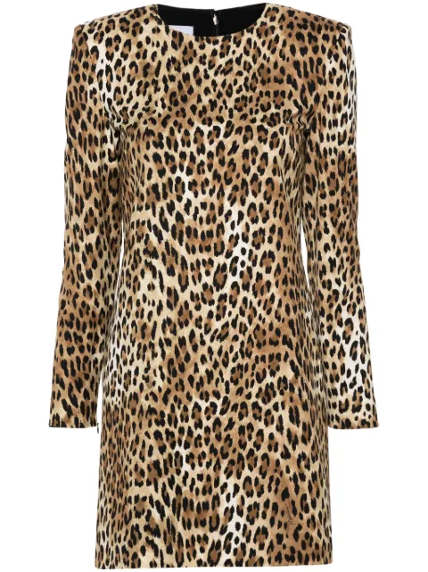 Moschino leopard-print mini dress