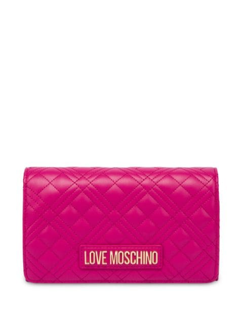 Love Moschino logo-lettering shoulder bag