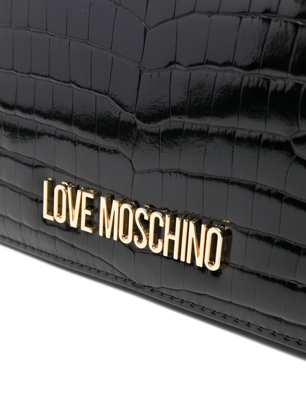 Love Moschino logo-plaque cross body bag Women