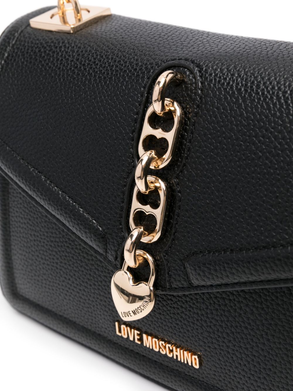 Love Moschino padlock-detail shoulder bag Women