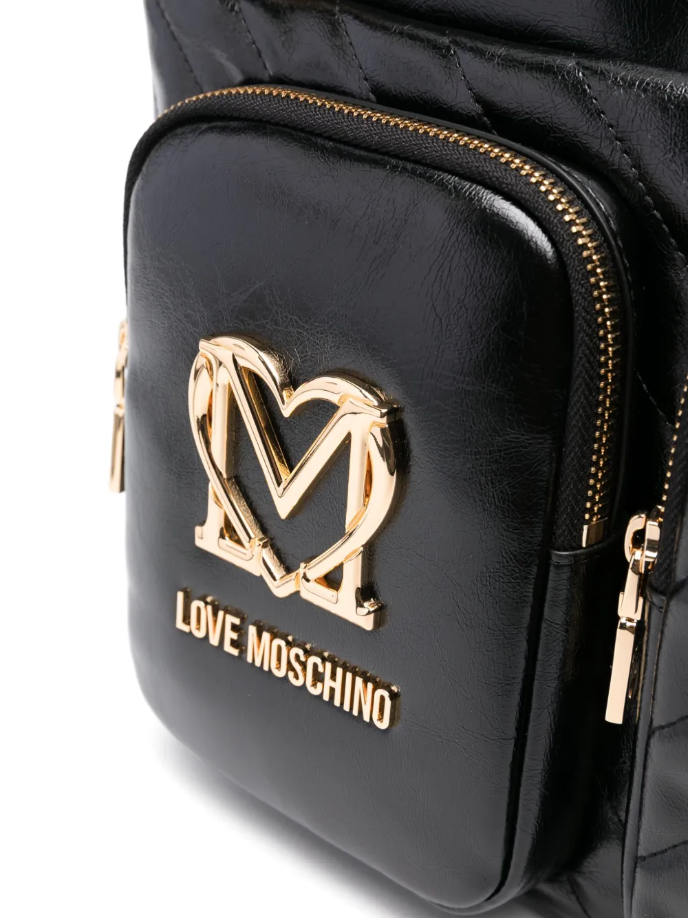 Affordable Love Moschino logo-plaque shoulder bag WOMEN