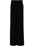 Giorgio Armani silk satin trousers - Black