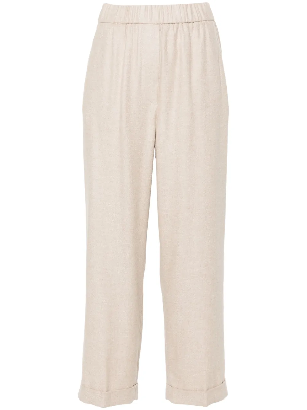 Peserico Straight broek Beige
