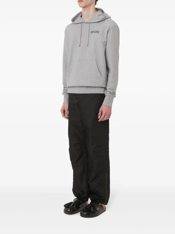 JWアンダーソン バックプリントパーカー グレー JW Anderson ロゴ パーカー | グレー | FARFETCH JP