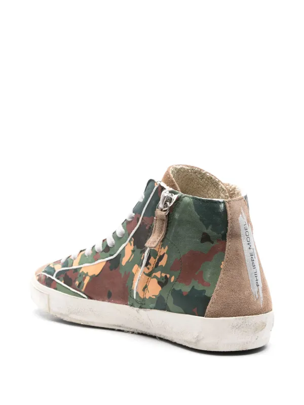 【PHILIPPE MODEL】PRSX SNEAKERS（関税込み） PRSX Men's Sneakers with Snake - White/Black | Philippe Model