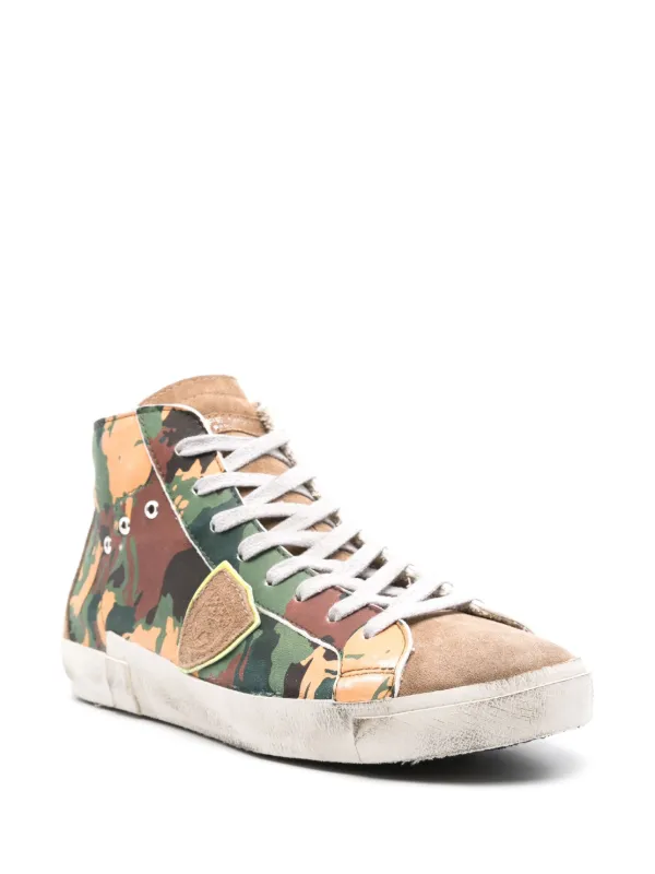 Philippe Model Paris PRSX hi-top Sneakers | Green | FARFETCH