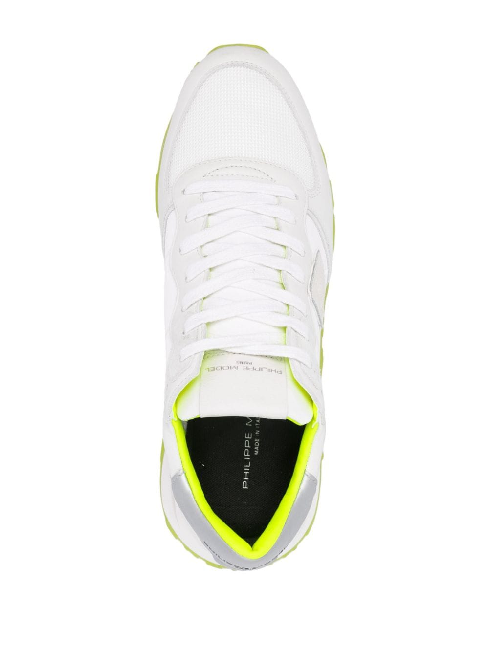 Shop Philippe Model Paris Trpx Haute Sneakers In White