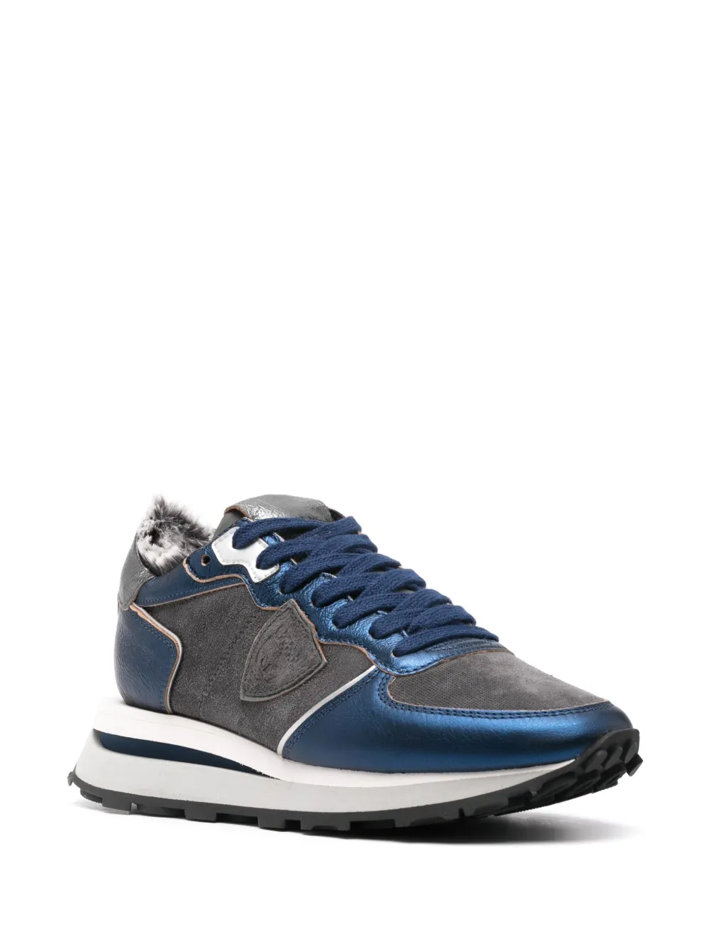 Philippe Model Tropez Haute Sneakers In Blue