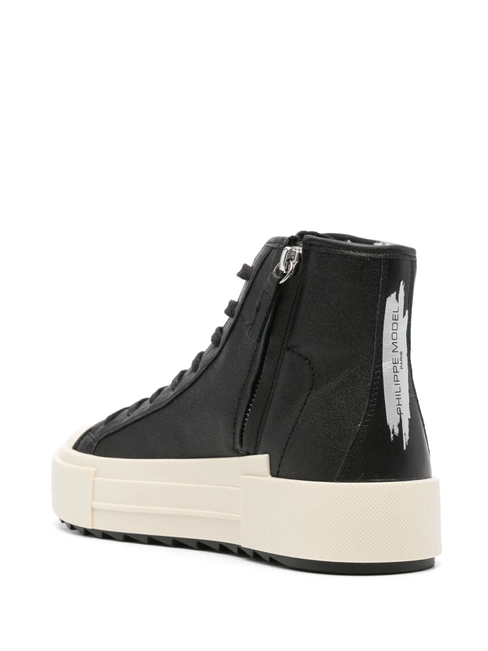 Philippe Model New Hybrid Mid Sneakers In Black