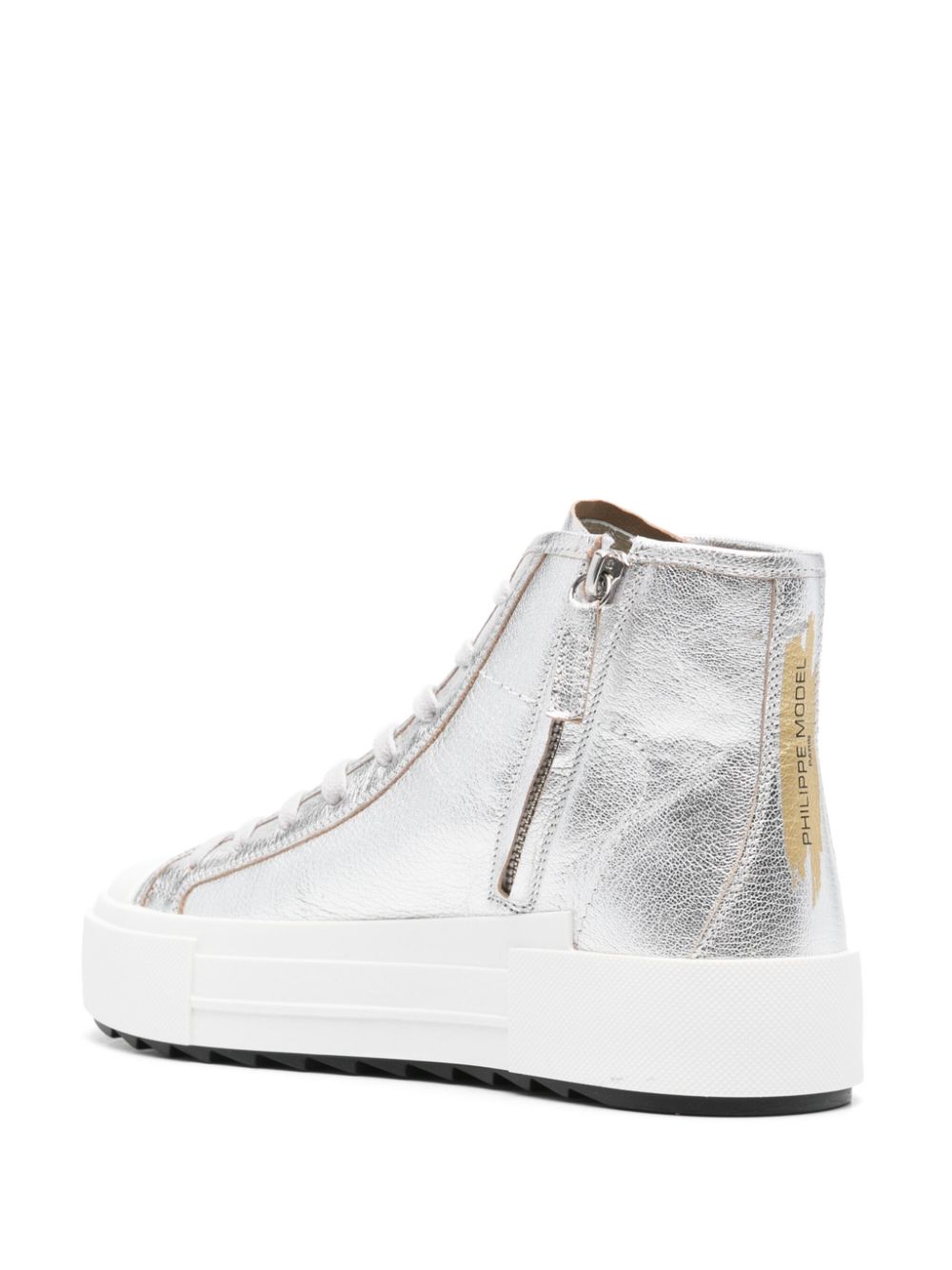 Philippe Model Paris New Hybrid Mid sneakers Silver