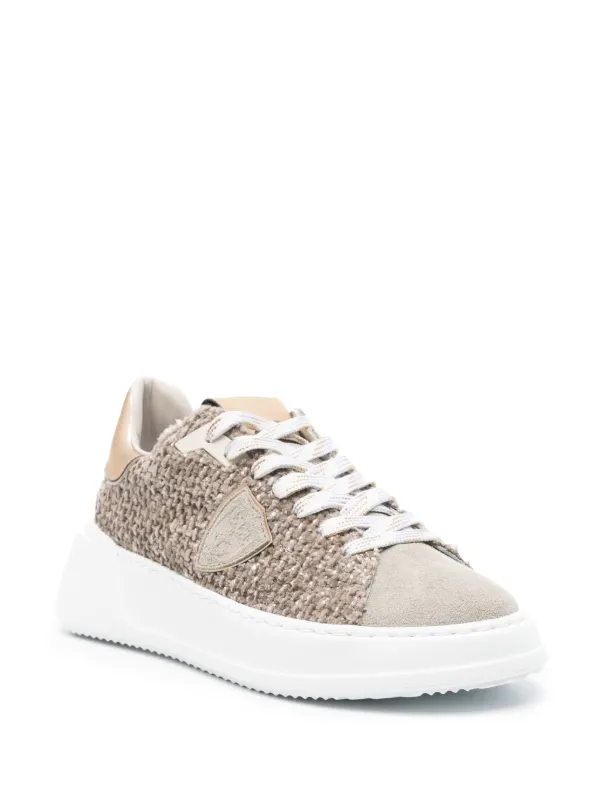 Philippe Model Paris Tres Temple Sneakers Neutrals FARFETCH AO