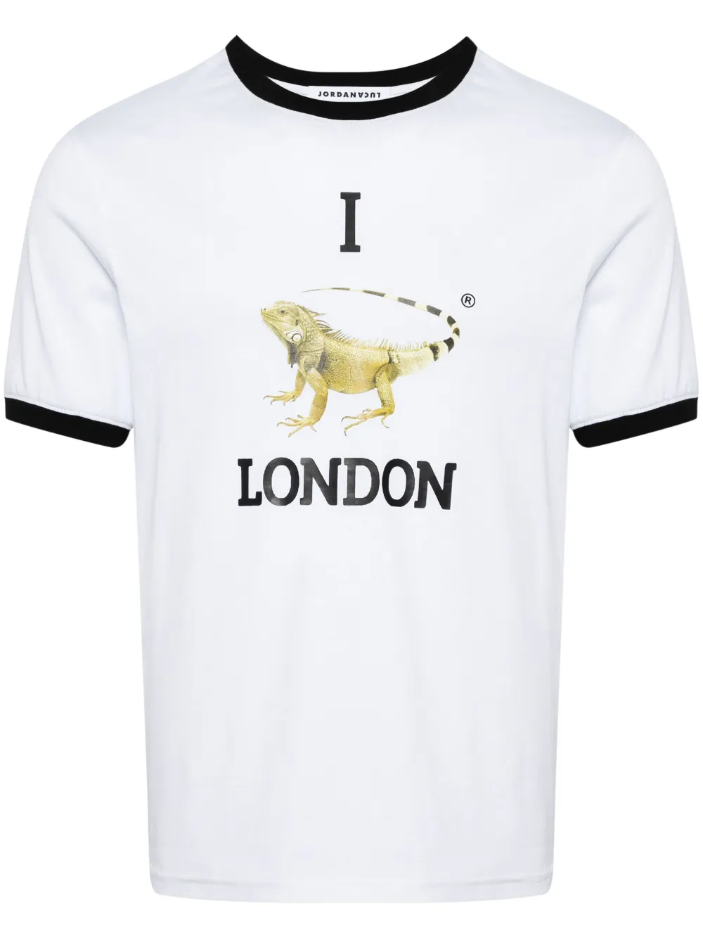 JORDANLUCA Lizard London T-shirt Wit