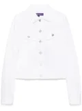 Ralph Lauren Collection cropped denim jacket - White