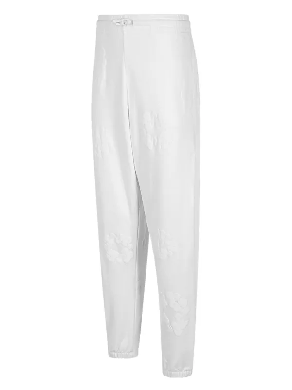 Denim Tears Mono Cotton Wreath Track Pants | White | FARFETCH