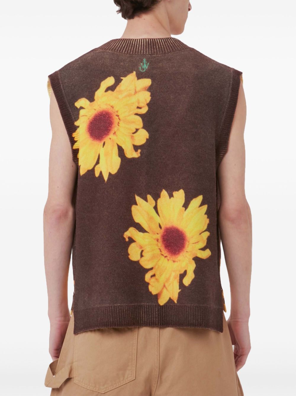 JW Anderson knitted printed vest Women