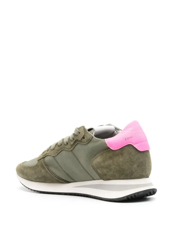 【関税&送料込】Philippe Model Sneakers Green Prsx Sneakers: Woman's Green Shoes | Philippe Model Paris