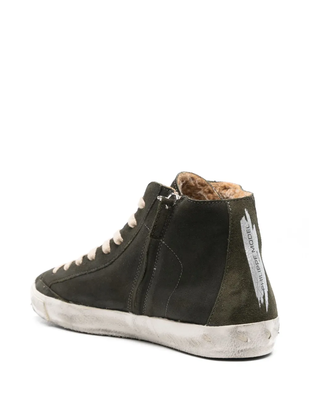 Philippe Model Prsx Hi-top Sneakers In Green