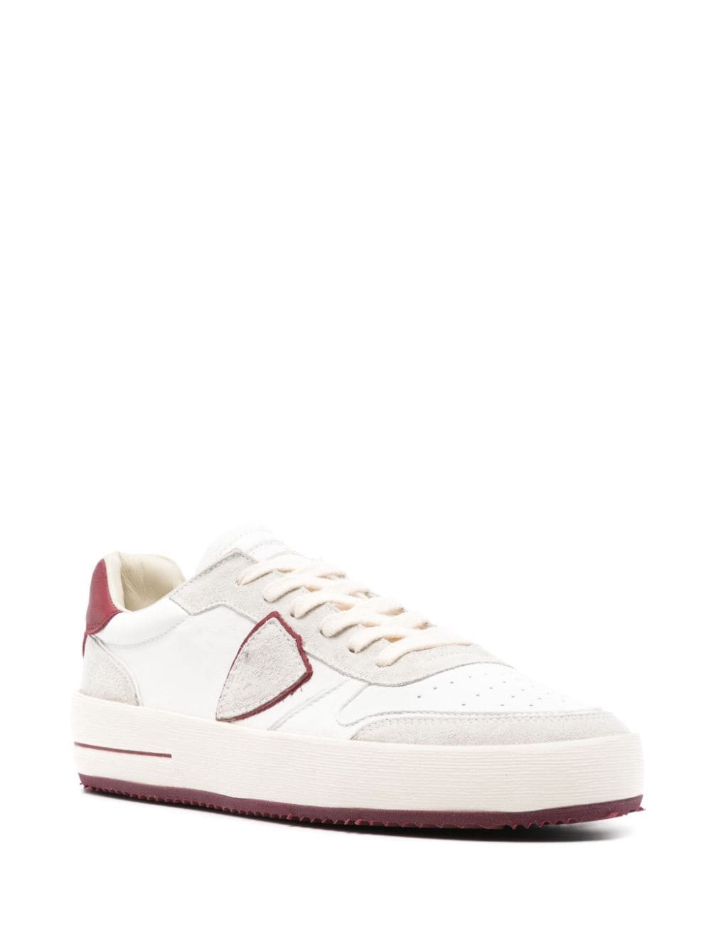 Shop Philippe Model Paris Nice Sneakers In White