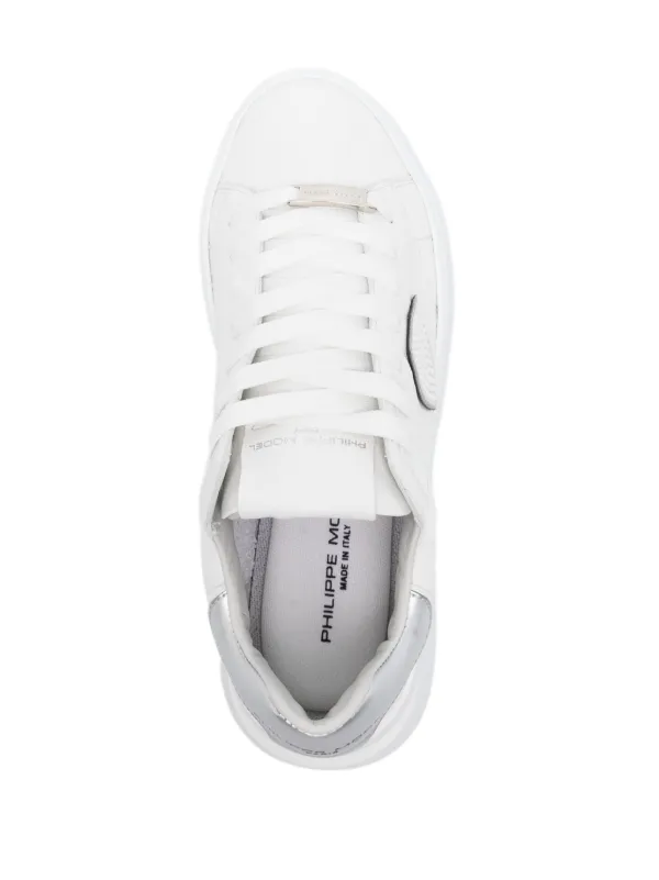 Philippe Model Paris Tres Temple Sneakers | White | FARFETCH