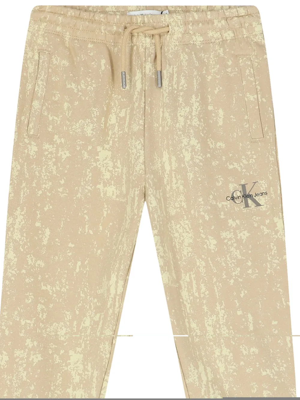 Calvin Klein Kids Trainingsbroek met logo Beige