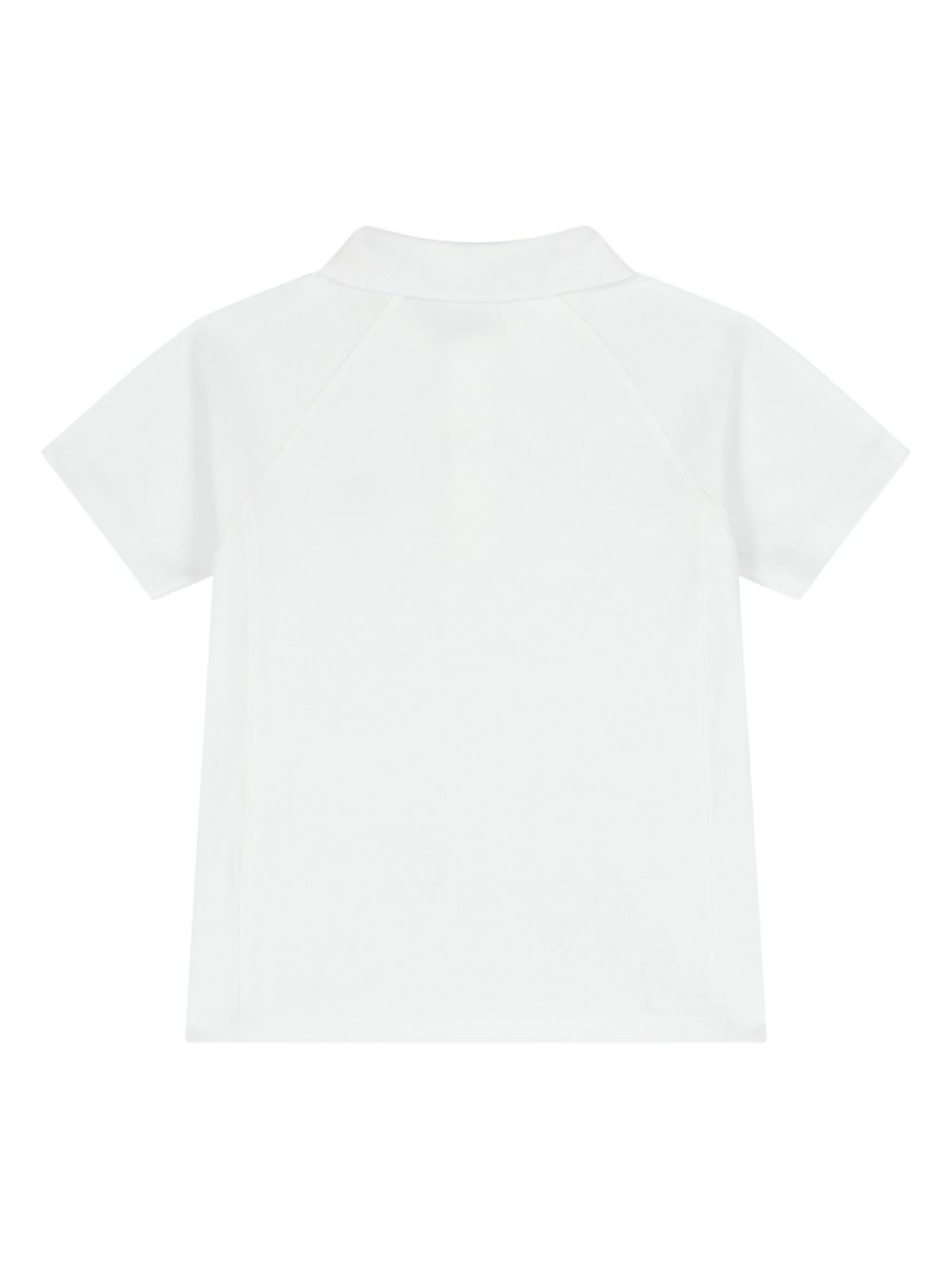 Calvin Klein Kids logo-patch cotton polo shirt - White