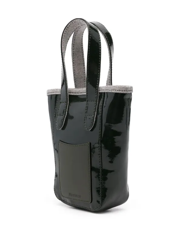 トートバッグ J W ANDERSON 'Mini Belt' shopping bag JW Anderson Mini Belt Tote Bag | Green | FARFETCH