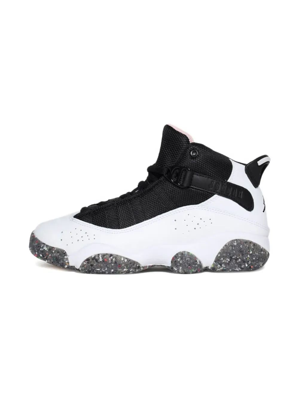 Jordan Kids 6 Rings sneakers met gespikkelde zool Wit