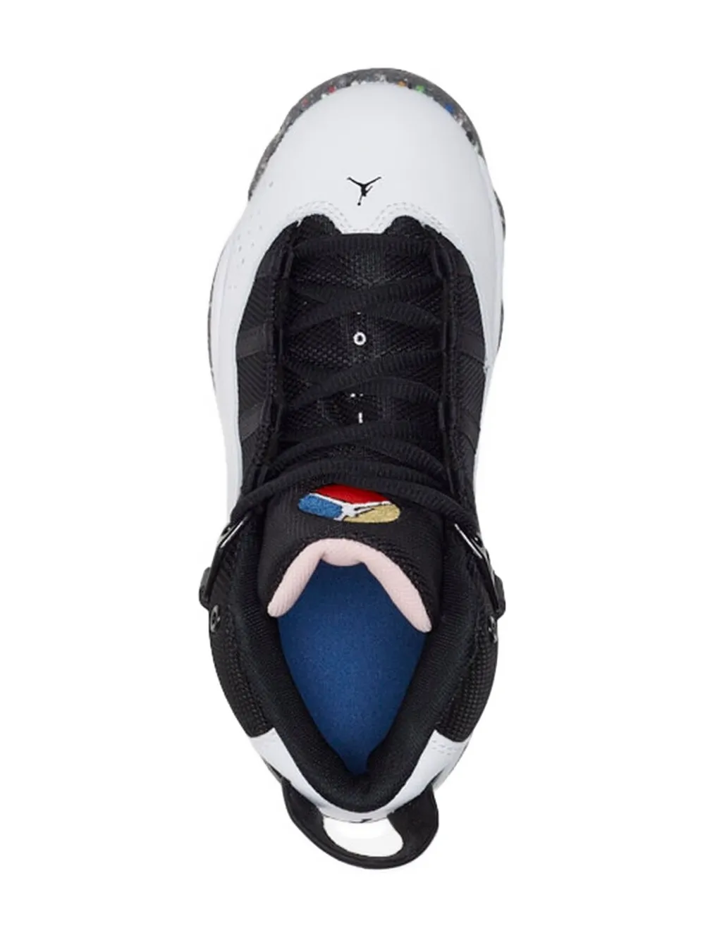 Jordan Kids 6 Rings sneakers met gespikkelde zool Wit