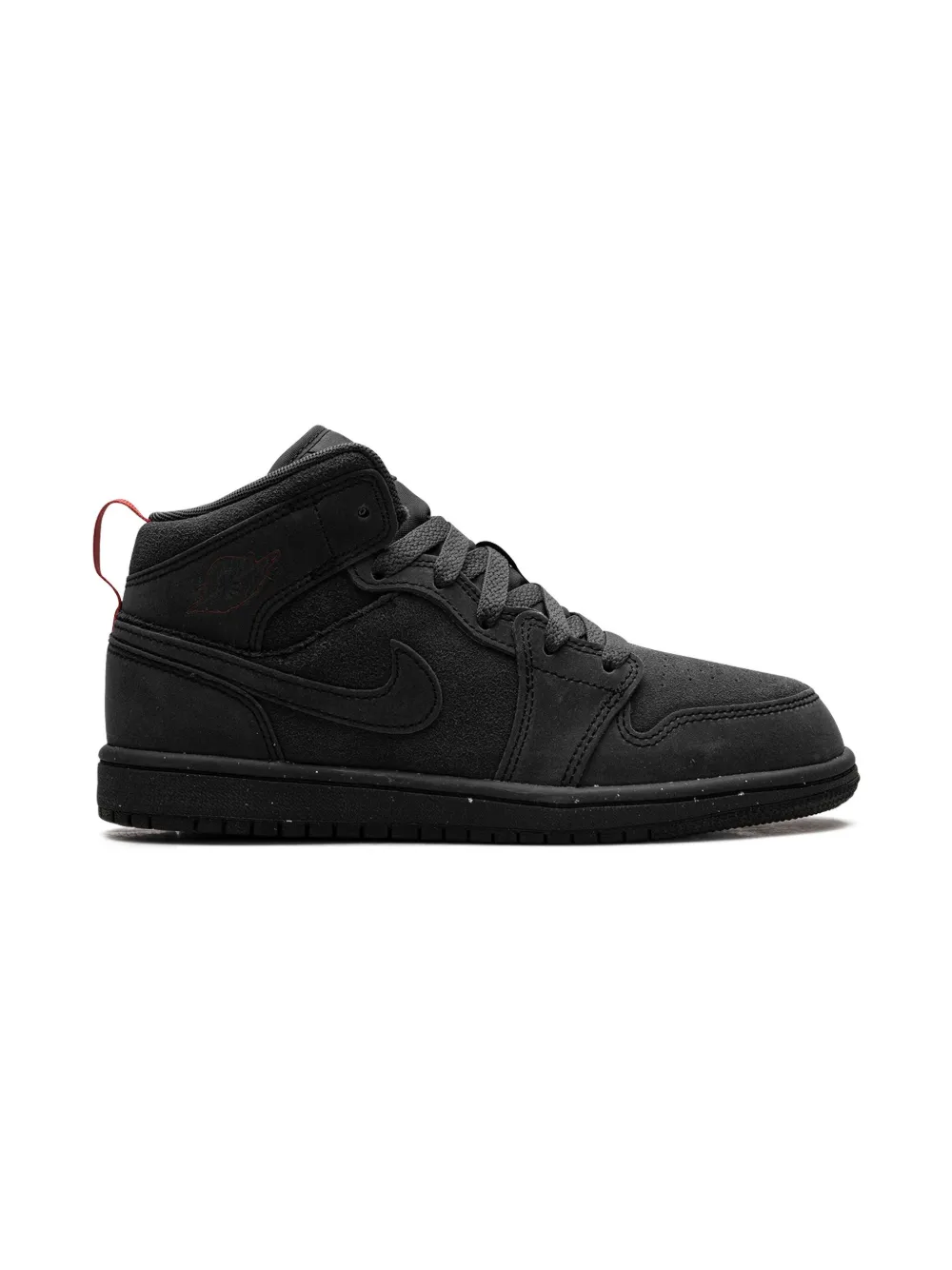 Jordan Kids Jordan 1 Mid "Smoke Grey" sneakers Black