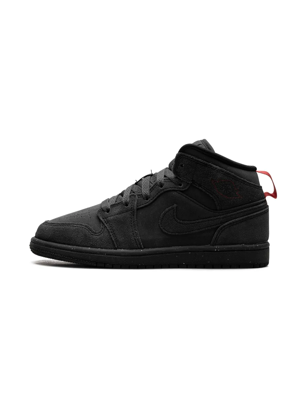 Jordan Kids Jordan 1 Mid "Smoke Grey" sneakers Black