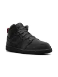 Jordan Kids Jordan 1 Mid ""Smoke Grey"" sneakers - Black