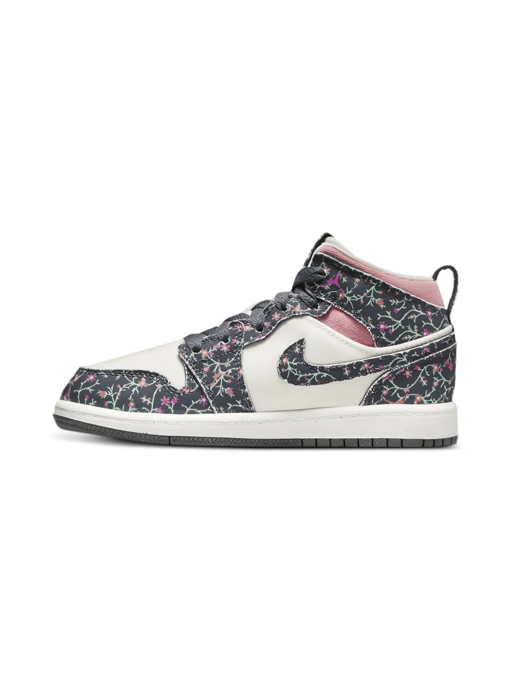 Jordan Kids Air Jordan 1 Mid SE "Floral" sneakers Wit