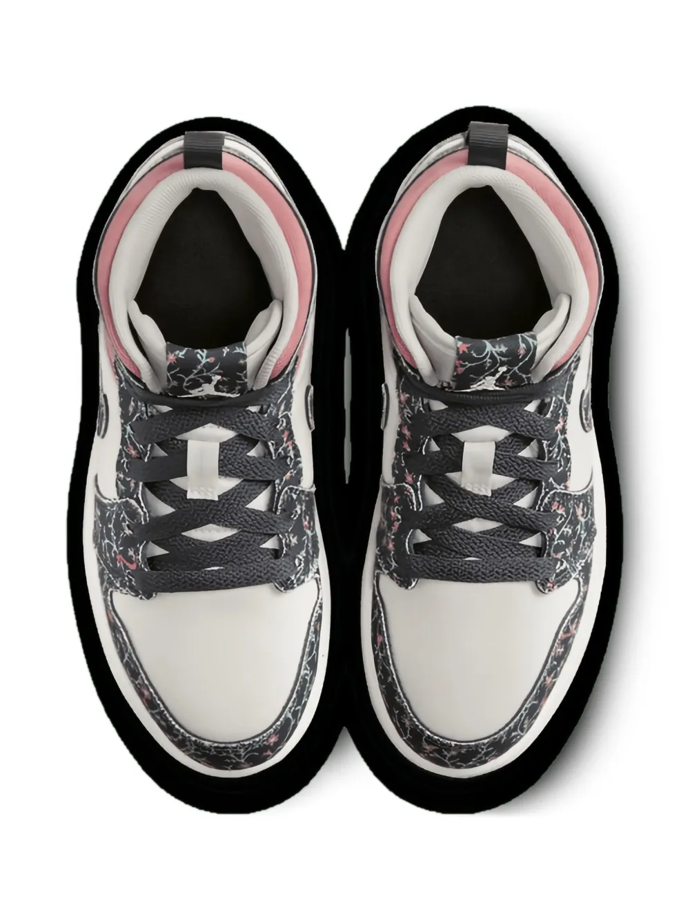 Jordan Kids Air Jordan 1 Mid SE "Floral" sneakers Wit