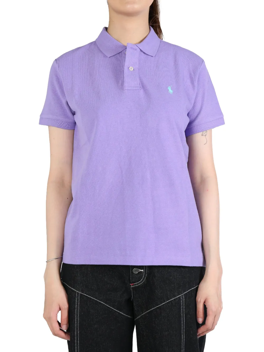 Polo Ralph Lauren Polo Pony-motif polo top - パープル Polo Ralph Lauren Polo Pony-motif polo top - パープル