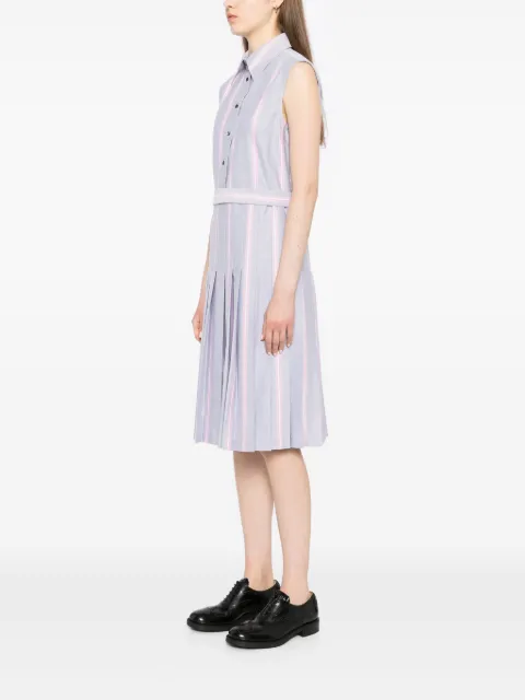 Thom Browne striped belted dress FDS704UF0662960 - 2
