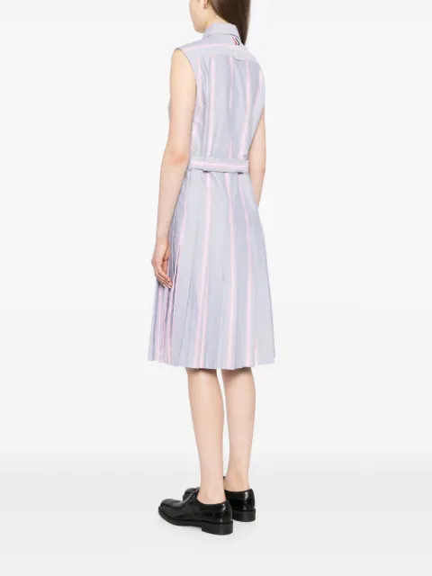 Thom Browne striped belted dress FDS704UF0662960 - 3